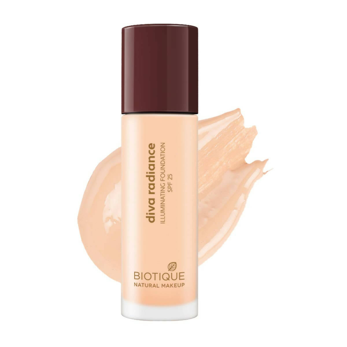 Biotique Natural Makeup Diva Radiance Illuminating Foundation-Creamy Oatmeal