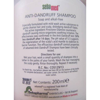 Sebamed Anti Dandruff Shampoo