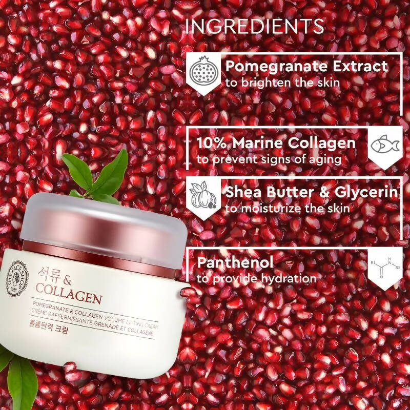 The Face Shop Pomegranate & Collagen Volume Lifting Cream