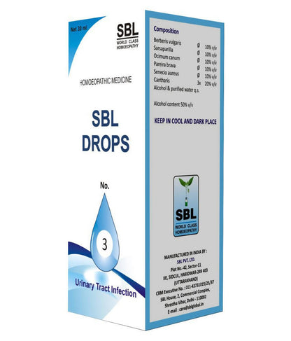 SBL Homeopathy Drops No. 3 - BUDEN