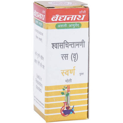 Baidyanath Jhansi Swas Chintamani Ras (VR.) With Gold Tablets