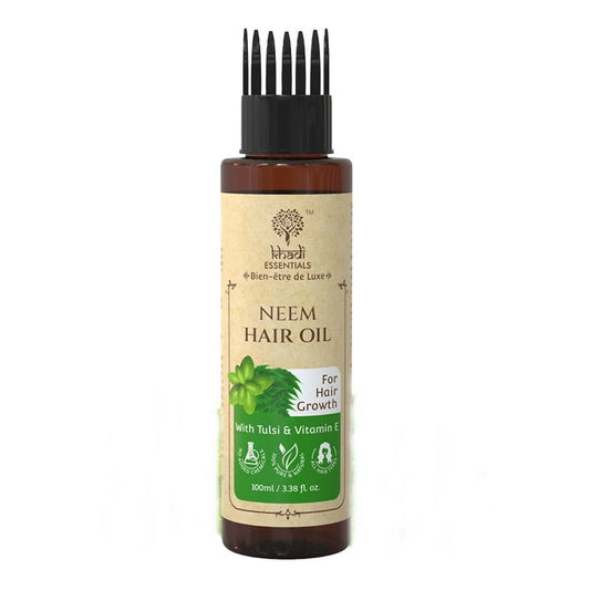 Khadi Essentials Neem Hair Oil with Tulsi & Vitamin E -  buy in usa canada australia