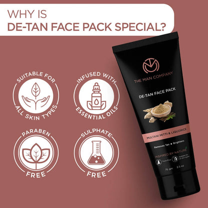 The Man Company De-Tan Face Pack