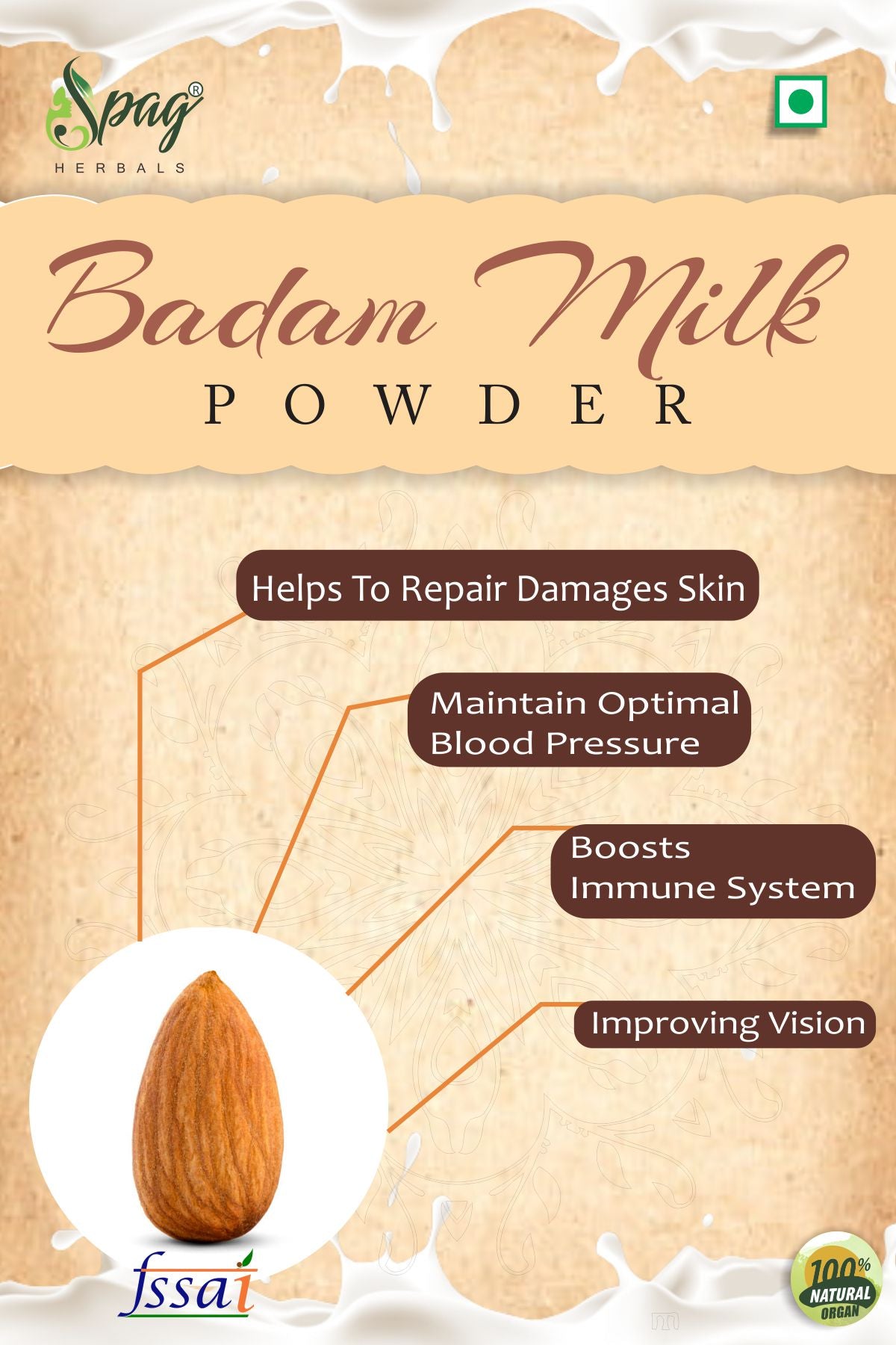 Spag Herbals Premium Instant Badam Milk Powder