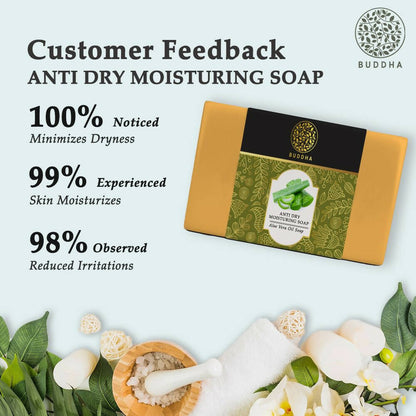 Buddha Natural Anti Dry moisturizing Soap - Skin Glow, Dry and Rough Skin