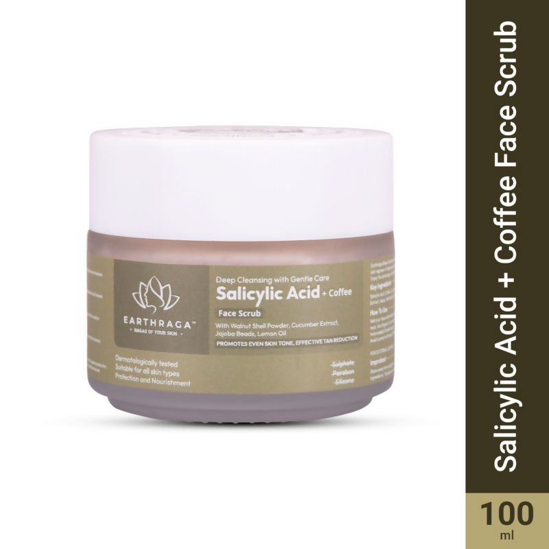 Earthraga Salicylic Acid And Coffee Face Scrub