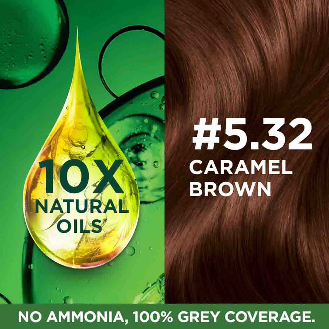 Garnier Color Naturals Creme Riche Hair Color - Shade 5.32 Caramel Brown