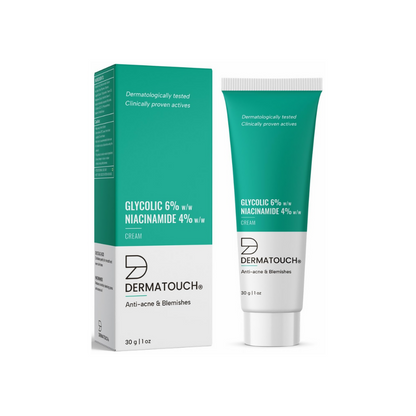 Dermatouch Glycolic 6% Niacinamide 4% Face Cream - BUDNE