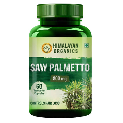 Himalayan Organics Saw Palmetto Controls Hair Loss: 60 Vegetarian Capsules