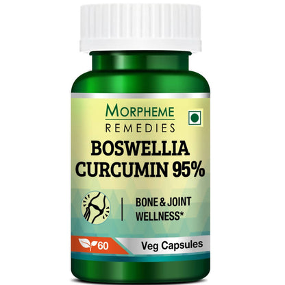 Morpheme Remedies Boswellia Curcumin 95% Veg Capsules