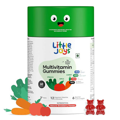 Little Joys Multivitamin Gummies for Kids (2-6 yrs) - No Added Sugar - BUDEN