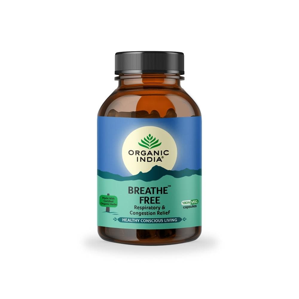 Organic India Breathe Free Capsules - BUDEN