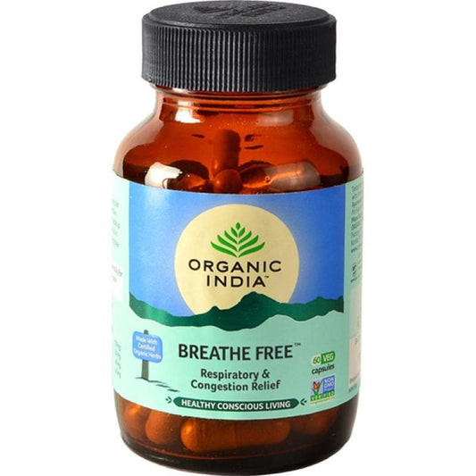 Organic India Breathe Free Capsules - BUDEN