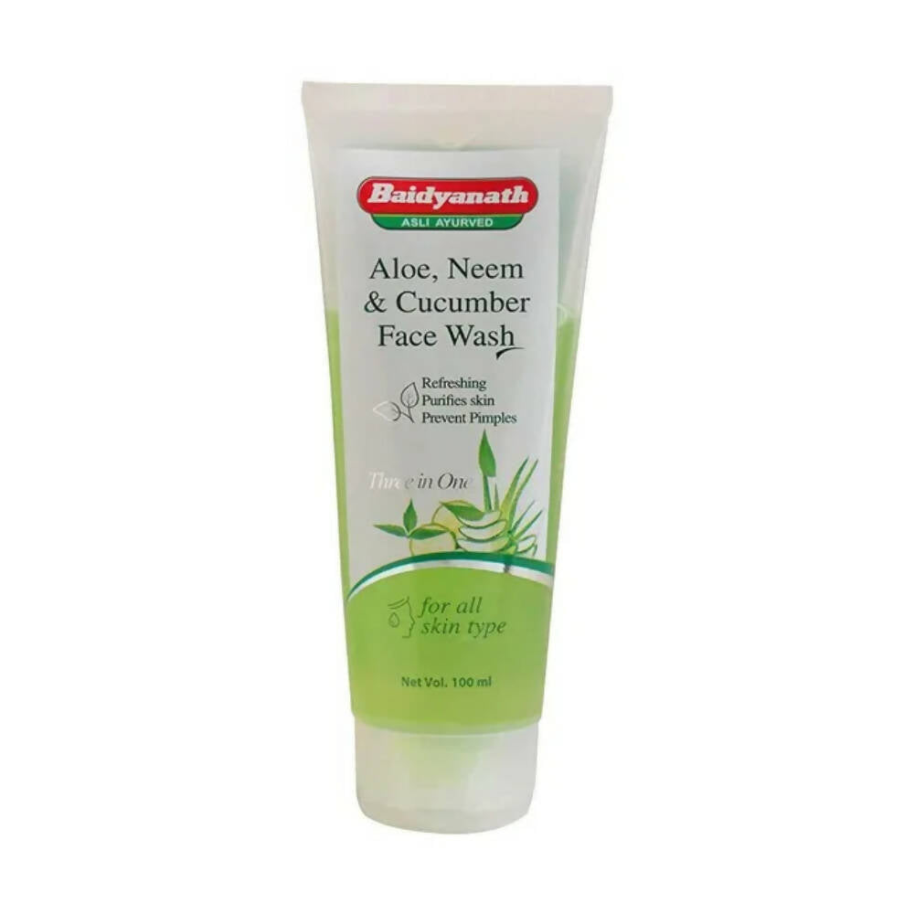 Baidyanath Jhansi Aloe, Neem & Cucumber Face Wash - BUDNE