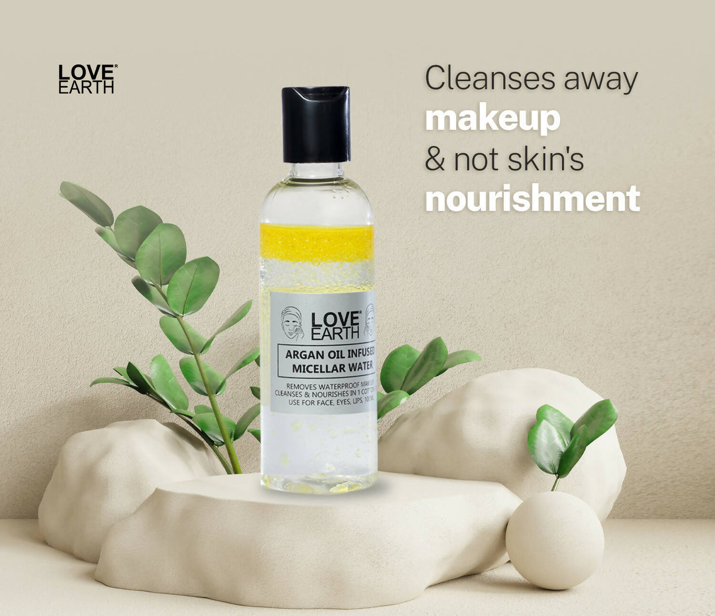 Love Earth Argan Oil Infused Micellar Water