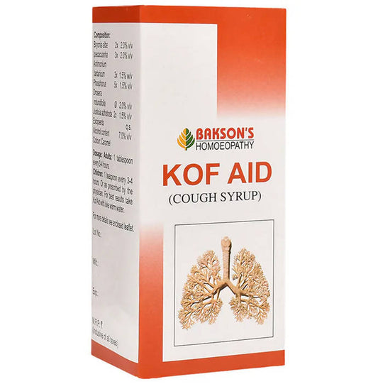 Bakson's Homeopathy Kof Aid Syrup - buy in USA, Australia, Canada