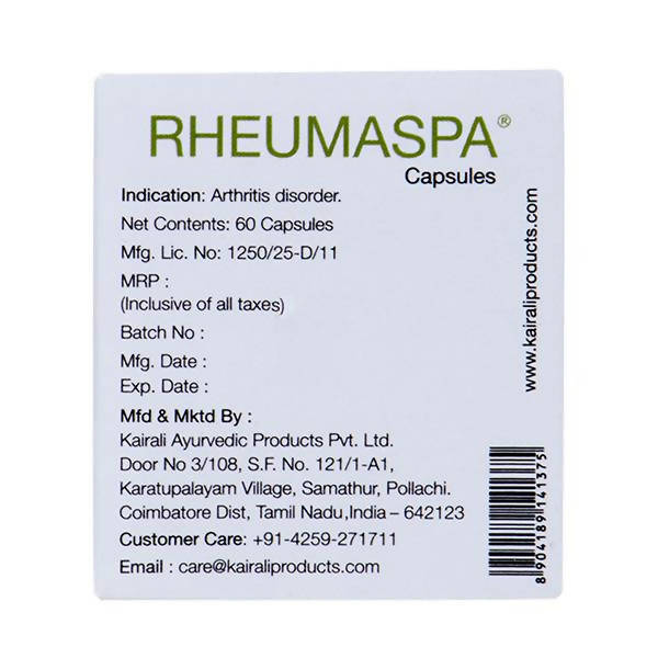 Kairali Ayurvedic Rheumaspa Capsules