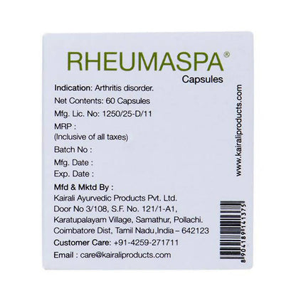 Kairali Ayurvedic Rheumaspa Capsules