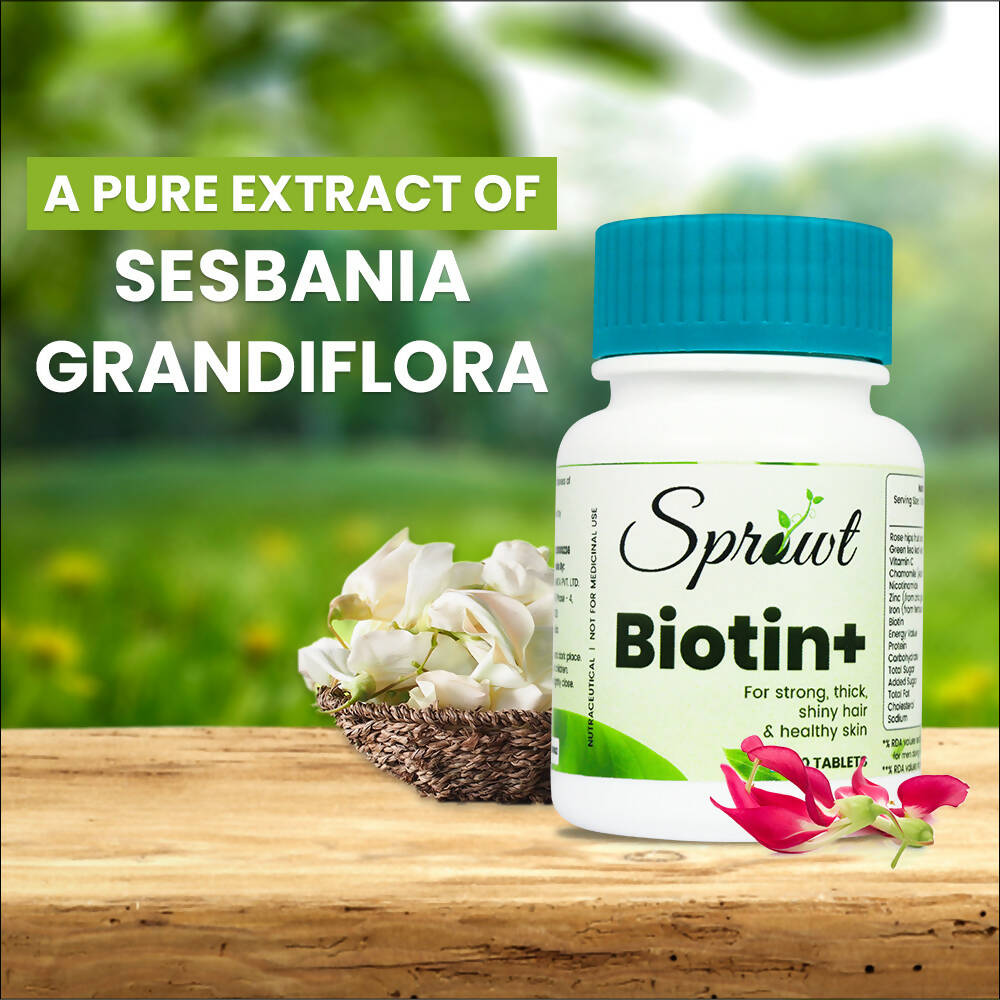 Sprowt Biotin+ Tablets