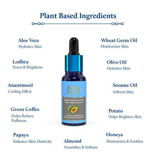 Blue Nectar Shubhr Papaya & Potato Starch Under Eye Serum