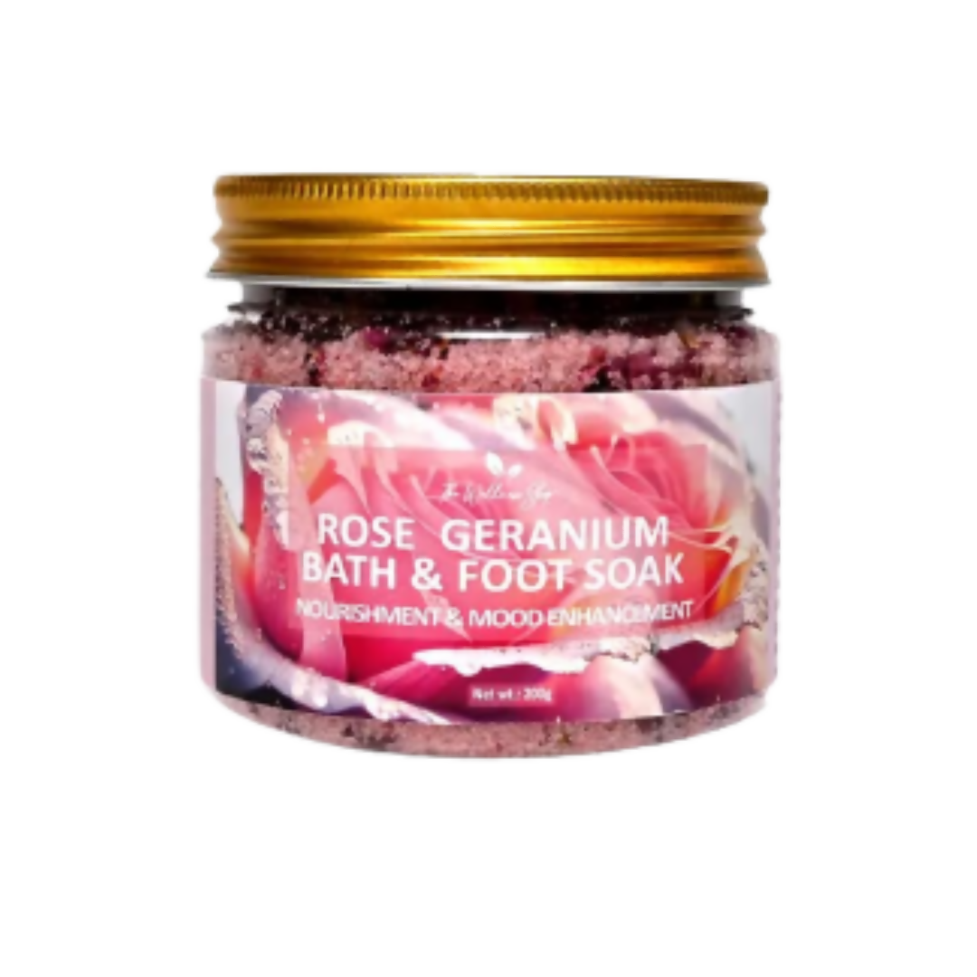 The Wellness Shop Rose Geranium Bath and Foot Soak - buy in USA, Australia, Canada