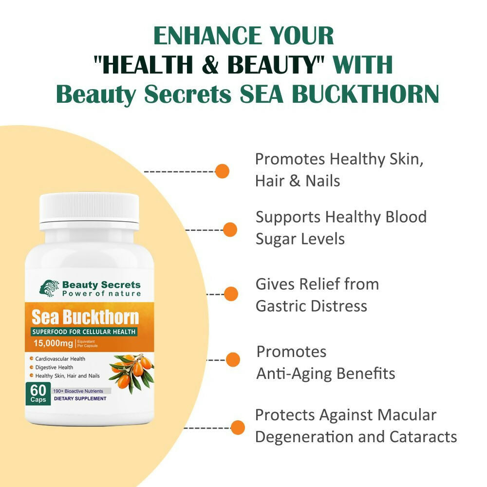 Beauty Secrets Himalayan Sea Buckthorn Capsules