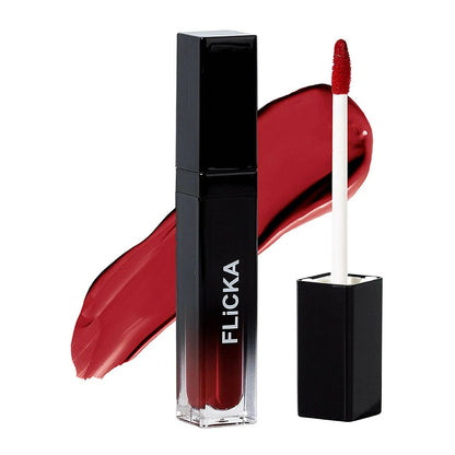 FLiCKA Set and Attack Liquid Matte Lipstick 03 Revolutionary Red - BUDNE