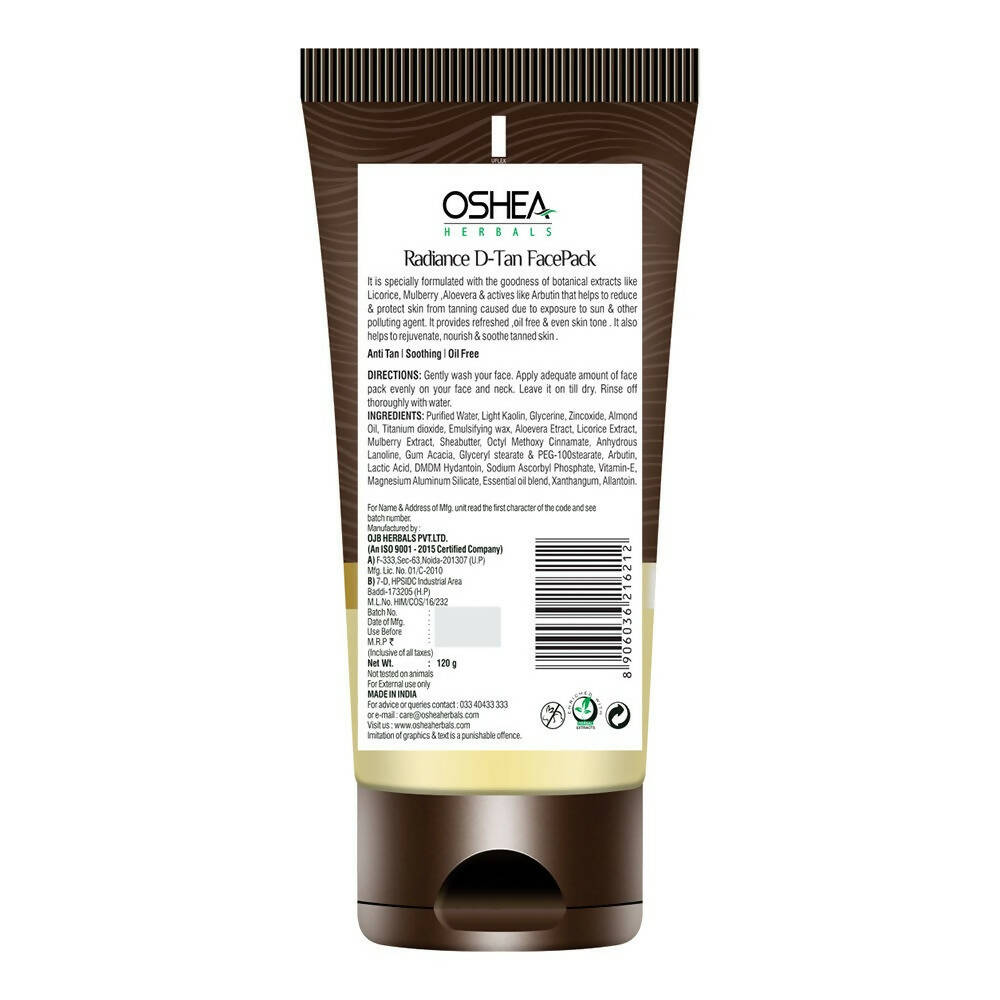 Oshea Herbals Radiance D-Tan Face Pack