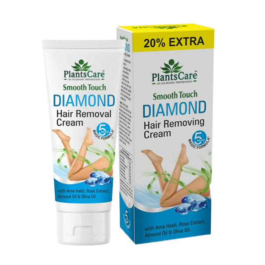 Plants Care Smooth Touch Diamond Hair Removing Cream - BUDNEN