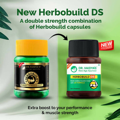 Dr. Vaidya's Herbobuild DS (Double Strength) Tablets