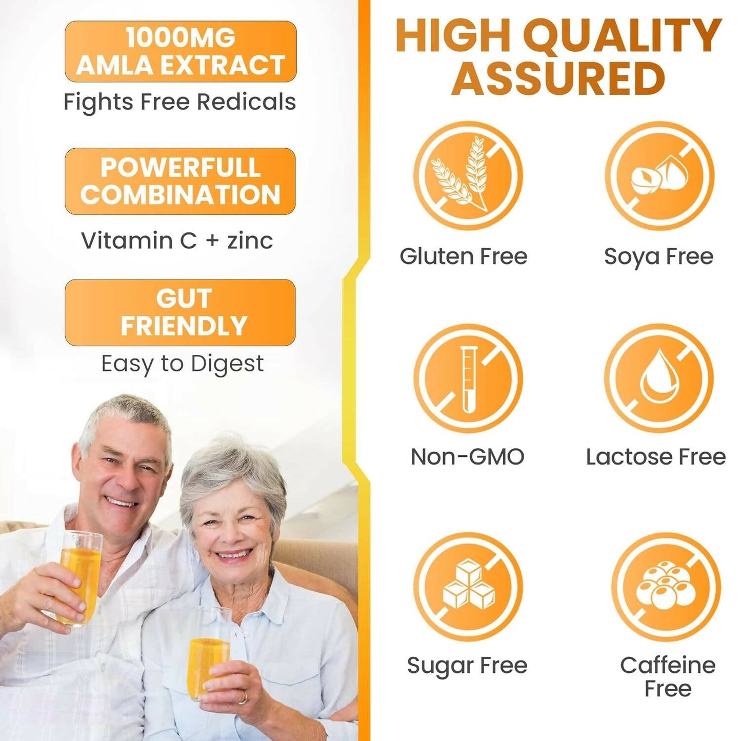 Dr Trust Vitamin C Effervescent Tablets - Orange Flavor