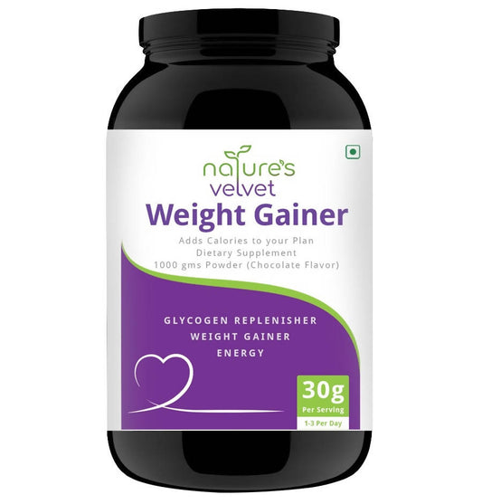 Nature's Velvet Weight Gainer - Chocolate Flavor Powder