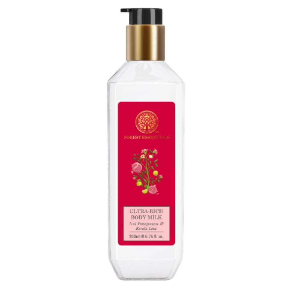 Forest Essentials Ultra-Rich Body Milk Iced Pomegranate & Kerala Lime - buy in USA, Australia, Canada