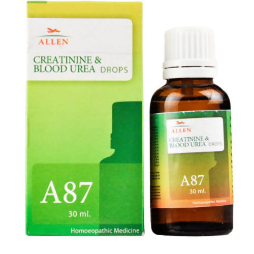 Allen Homeopathy A87 Creatinine & Blood Urea Drops - BUDNE