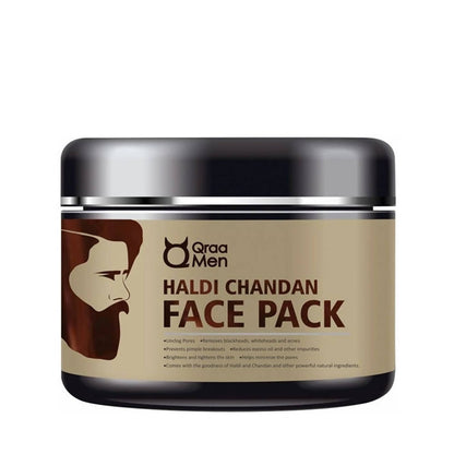 Qraa Men Haldi Chandan Face Pack