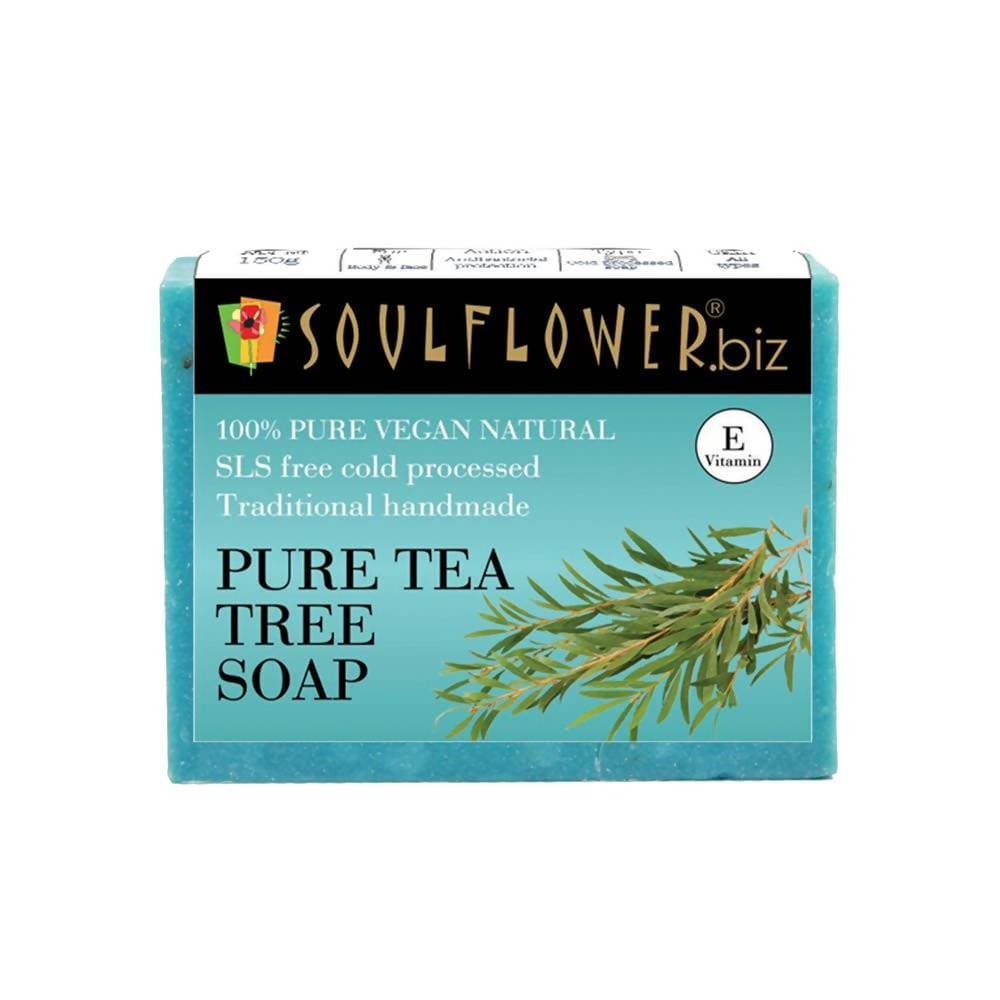 Soulflower Pure Tea Tree Handmade Soap - BUDEN