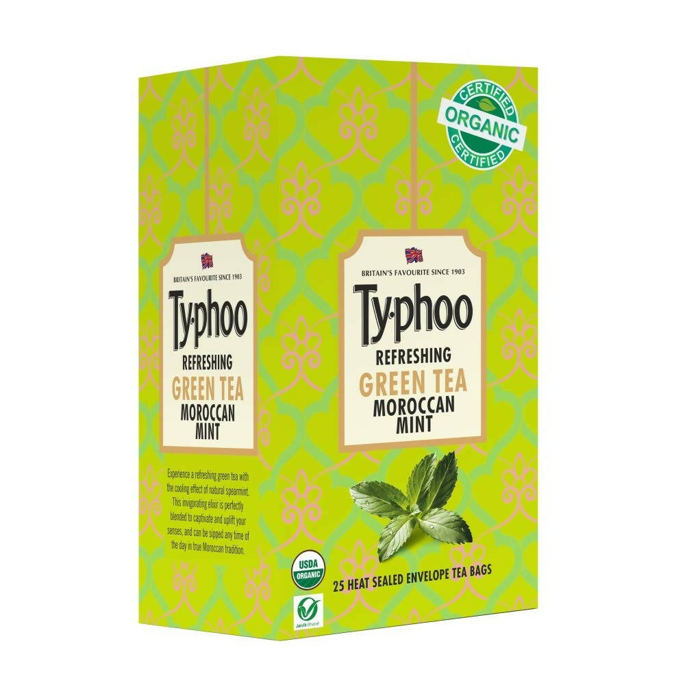 Typhoo Refreshing Moroccan Mint Green Tea Bags -  buy in usa 