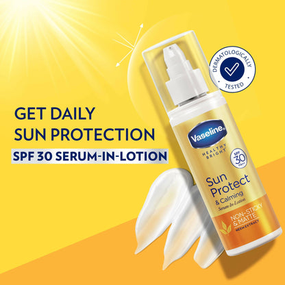 Vaseline Sun Protect & Calming Serum in Lotion with SPF 30