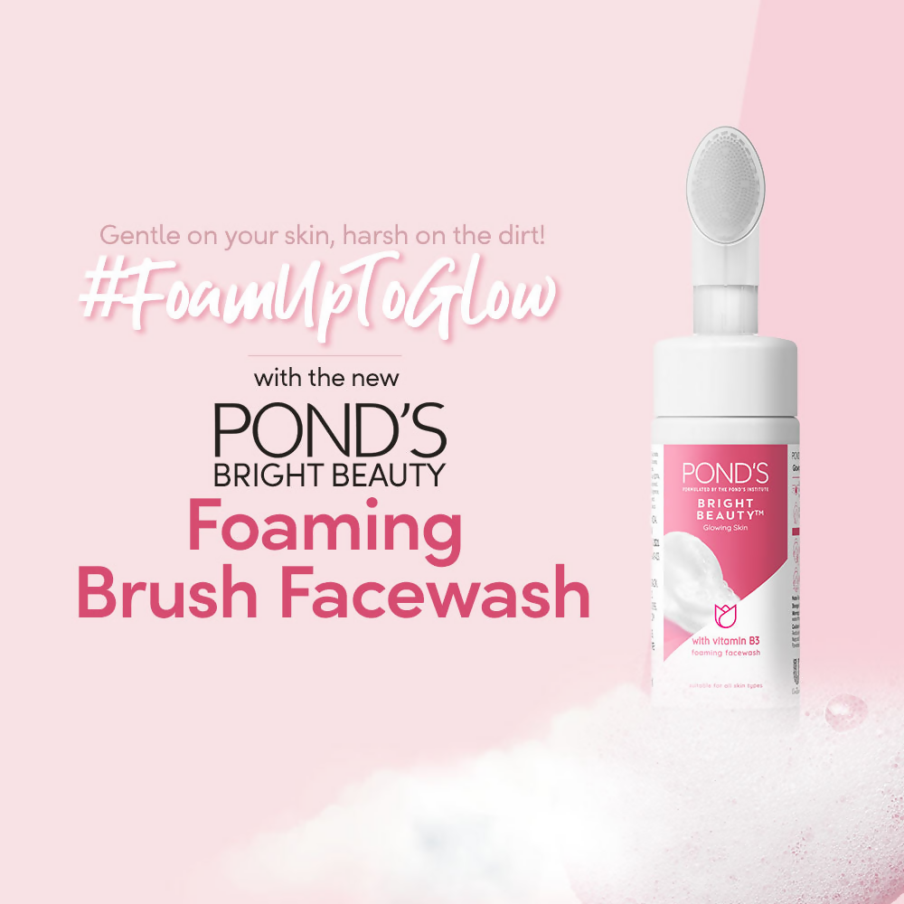 Ponds Bright Beauty With Vitamin B3 Foaming Facewash