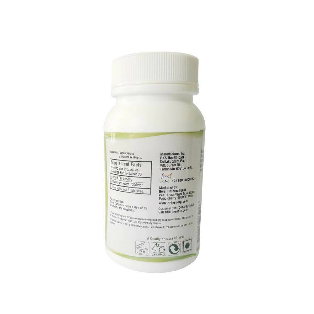 Erbzenerg Wheat Grass Capsules