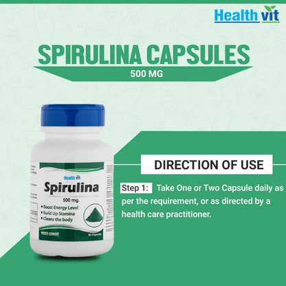 Healthvit Spirulina Capsules