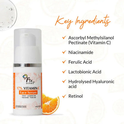 Fixderma 17% Vitamin C Face Serum