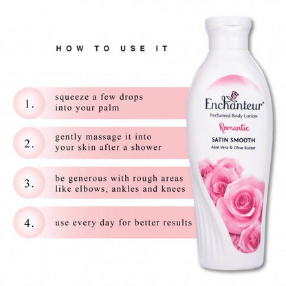 Enchanteur Romantic Satin Smooth Perfumed Body Lotion