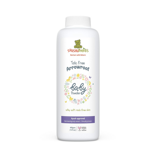 ShuShu Babies Talc Free Baby Powder with Arrowroot Extracts (under 0-3 Years Baby)