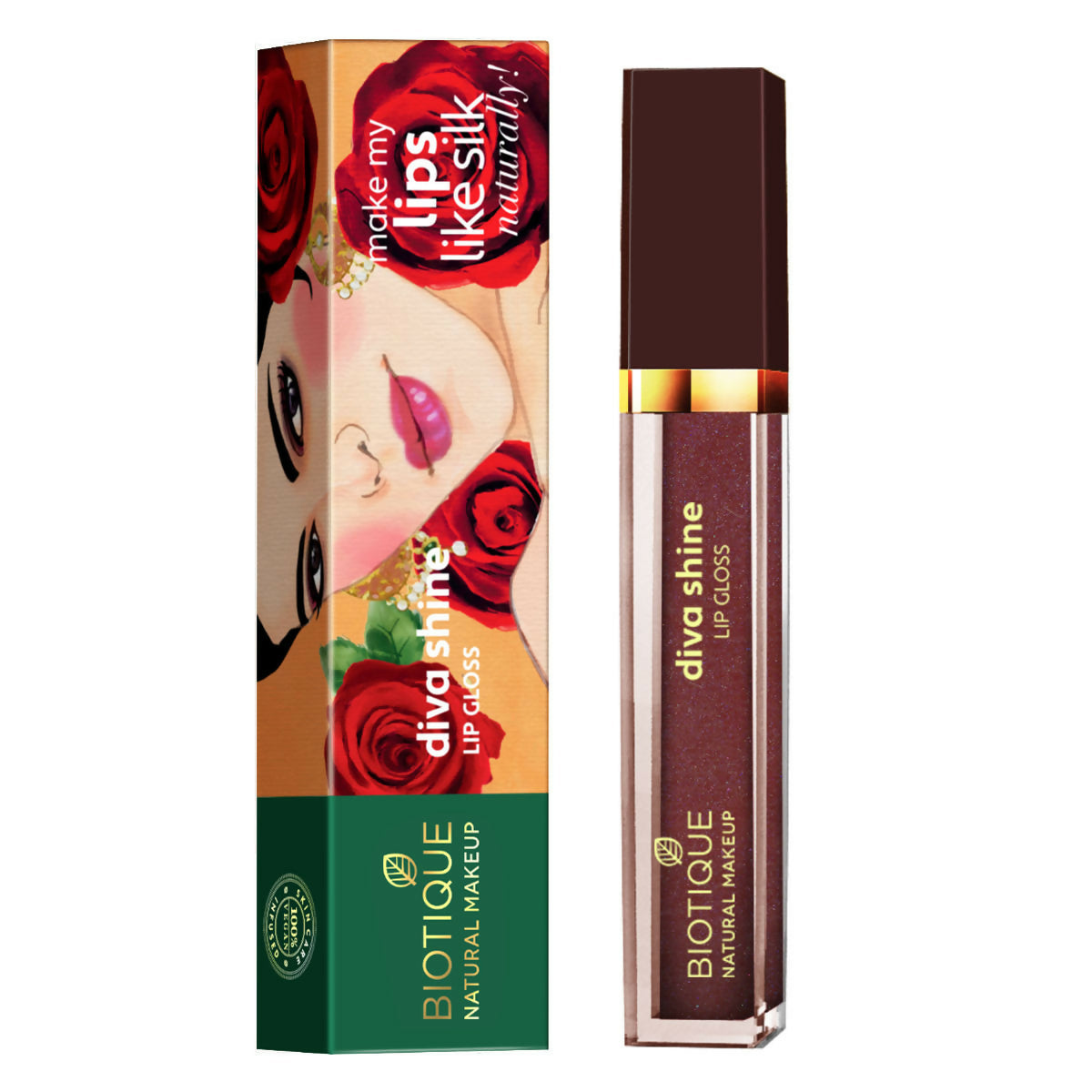 Biotique Diva Shine Lip Gloss - Sugar Pluma