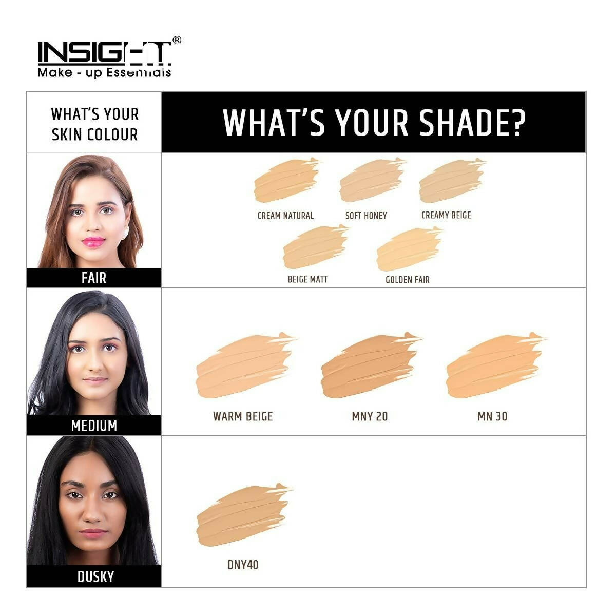 Insight Cosmetics Concealer Foundation -Golden Fair