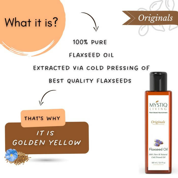 Mystiq Living Originals Flaxseed Oil