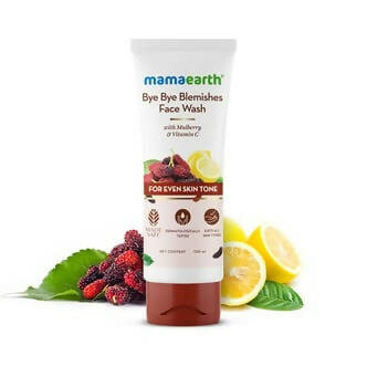 Mamaearth Bye Bye Blemishes Face Wash With Mulberry & Vitamin C For Even Skin Tone