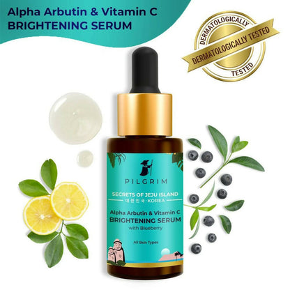 Pilgrim Alpha Arbutin & Vitamin C Brightening Skin Face Serum