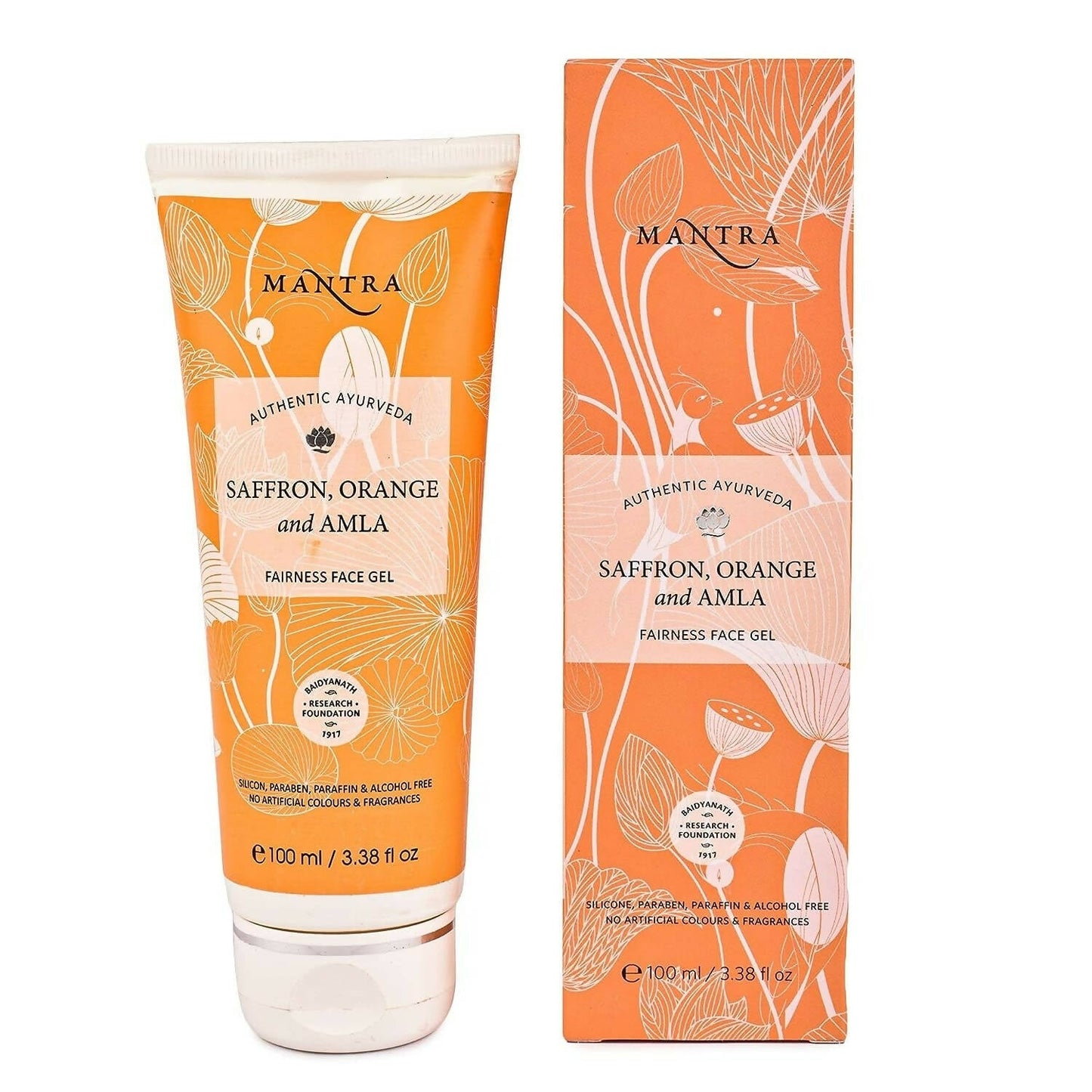 Mantra Herbal Saffron, Orange and Amla Glowing Face Gel - BUDNEN